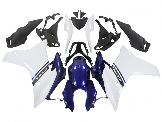2011-2013 Honda CBR600F Motorcycle Fairings - White Blue Australia