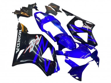 2002-2003 Honda CBR900RR 954 Motorcycle Fairing Kits - Blue Glossy Black Australia