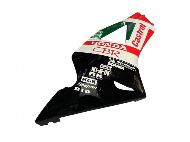 2002-2003 Honda CBR900RR 954 Motorcycle Fairings - White Red Green Glossy Black Castrol Australia