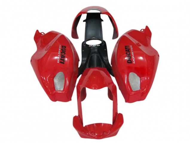 2008-2012 Ducati Monster 696 796 1100 1100S Motorcycle Fairing - Red Australia
