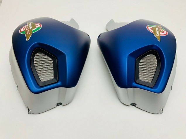 2008-2012 Ducati Monster 696 796 1100 1100S Motorcycle Fairings - Dark Blue Silver Australia