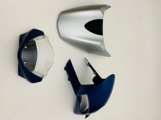 2008-2012 Ducati Monster 696 796 1100 1100S Motorcycle Fairings - Dark Blue Silver Australia