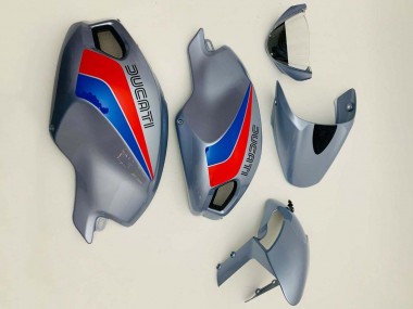 2008-2012 Ducati Monster 696 796 1100 1100S Motorcycle Fairings - Silver Red Blue Australia