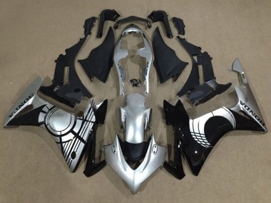 2013-2015 Honda CBR500R Motorcycle Fairings - Silver Glossy Black Australia