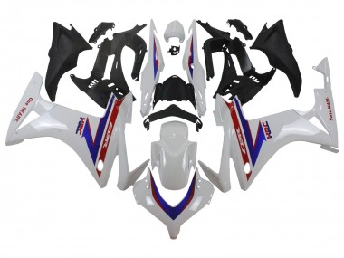 2013-2015 Honda CBR500R Motorcycle Fairings - White Red Blue HRC Australia