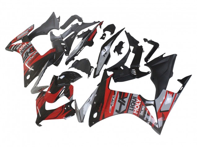 2013-2015 Honda CBR500R Motorcycle Fairings - Red Silver Glossy Black Australia