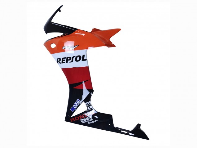 2013-2015 Honda CBR500R Motorcycle Fairings - Orange White Red Glossy Black Repsol 3 Australia