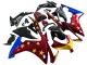 2013-2015 Honda CBR500R Motorcycle Fairings - Red Blue Yellow Star Australia