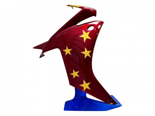 2013-2015 Honda CBR500R Motorcycle Fairings - Red Blue Yellow Star Australia