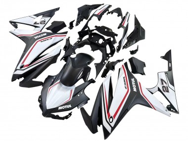 2016-2018 Honda CBR500R Motorcycle Fairings - White Red Matte Black Australia