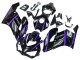 2004-2005 Honda CBR1000RR Motorcycle Fairings - Glossy Black Purple Stripe Australia