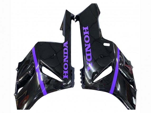 2004-2005 Honda CBR1000RR Motorcycle Fairings - Glossy Black Purple Stripe Australia
