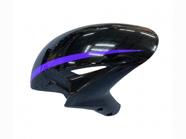 2004-2005 Honda CBR1000RR Motorcycle Fairings - Glossy Black Purple Stripe Australia