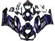 2004-2005 Honda CBR1000RR Motorcycle Fairings - Glossy Black Purple Stripe Australia