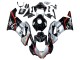 2004-2005 Honda CBR1000RR Motorcycle Fairings - Silver Glossy Black Red Stripe Australia