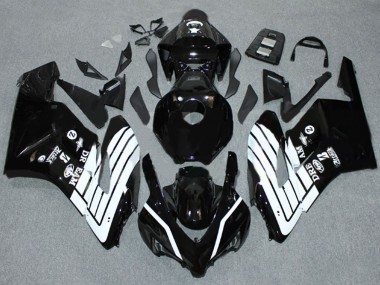 2004-2005 Honda CBR1000RR Motorcycle Fairings - Glossy Black White Australia