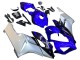 2004-2005 Honda CBR1000RR Motorcycle Fairings - Silver Blue Glossy Black Australia