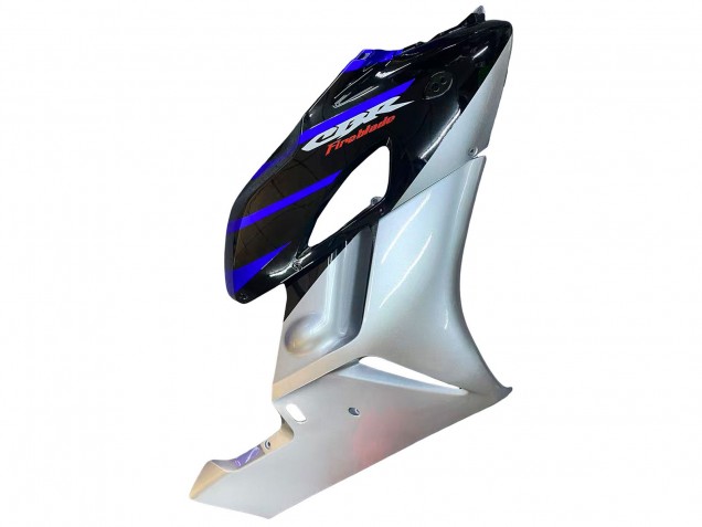 2004-2005 Honda CBR1000RR Motorcycle Fairings - Silver Blue Glossy Black Australia