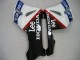 2004-2005 Honda CBR1000RR Motorcycle Fairings - White Blue Red Glossy Black Star EuroBet Lee Australia