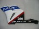 2004-2005 Honda CBR1000RR Motorcycle Fairings - White Blue Red Glossy Black Star EuroBet Lee Australia