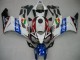 2004-2005 Honda CBR1000RR Motorcycle Fairings - White Blue Red Glossy Black Star EuroBet Lee Australia