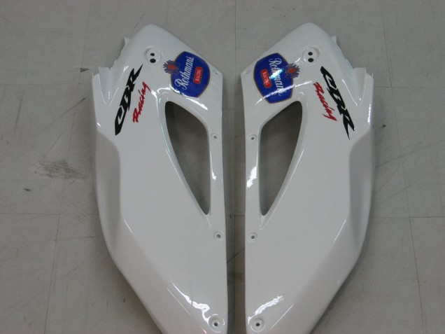 2004-2005 Honda CBR1000RR Motorcycle Fairings - White Blue Gold Rothmans Australia