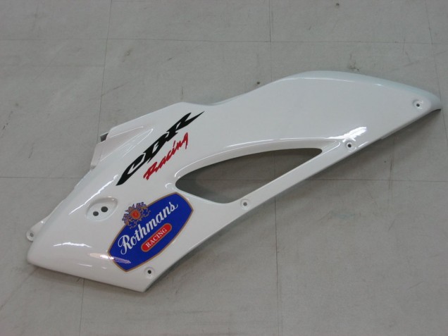 2004-2005 Honda CBR1000RR Motorcycle Fairings - White Blue Gold Rothmans Australia