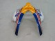 2004-2005 Honda CBR1000RR Motorcycle Fairings - White Blue Gold Rothmans Australia