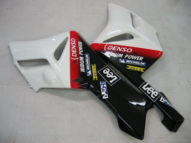 2004-2005 Honda CBR1000RR Motorcycle Fairings - White Blue Red Glossy Black Star Carrera Lee Australia