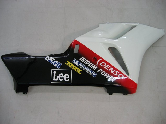 2004-2005 Honda CBR1000RR Motorcycle Fairings - White Blue Red Glossy Black Star Carrera Lee Australia