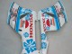 2004-2005 Honda CBR1000RR Motorcycle Fairings - White Blue Snow Nastro Azzurro 46 Australia