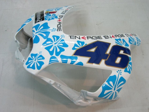 2004-2005 Honda CBR1000RR Motorcycle Fairings - White Blue Snow Nastro Azzurro 46 Australia