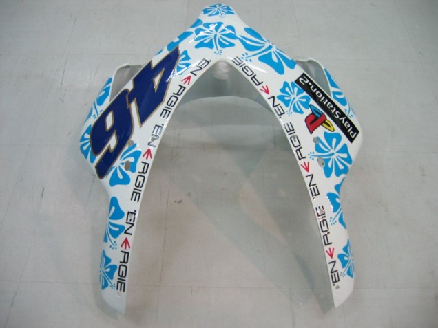 2004-2005 Honda CBR1000RR Motorcycle Fairings - White Blue Snow Nastro Azzurro 46 Australia