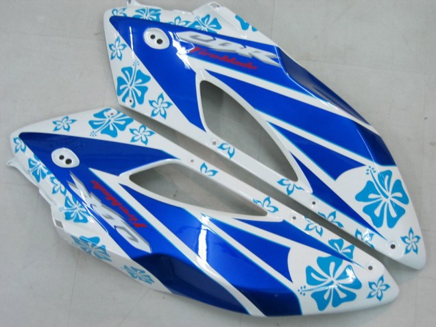 2004-2005 Honda CBR1000RR Motorcycle Fairings - White Blue Snow Nastro Azzurro 46 Australia