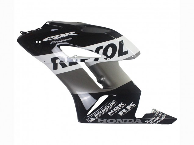 2004-2005 Honda CBR1000RR Motorcycle Fairing Kits - Silver White Glossy Black Repsol Australia