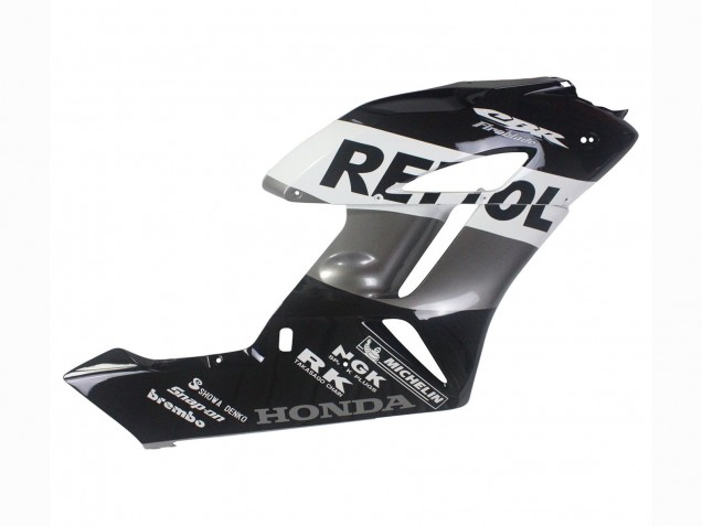 2004-2005 Honda CBR1000RR Motorcycle Fairing Kits - Silver White Glossy Black Repsol Australia