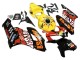 2004-2005 Honda CBR1000RR Motorcycle Fairings - Yellow Orange Glossy Black Repsol Rossi 46 Australia