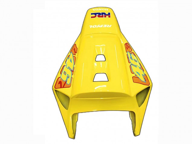 2004-2005 Honda CBR1000RR Motorcycle Fairings - Yellow Orange Glossy Black Repsol Rossi 46 Australia