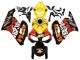 2004-2005 Honda CBR1000RR Motorcycle Fairings - Yellow Orange Glossy Black Repsol Rossi 46 Australia