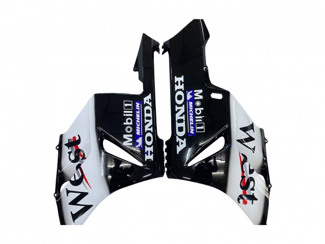 2004-2005 Honda CBR1000RR Motorcycle Fairings - Glossy Black White West Australia