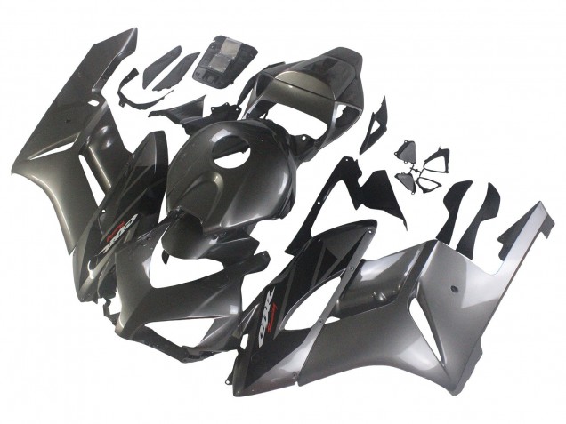 2004-2005 Honda CBR1000RR Motorcycle Fairings - Glossy Grey Glossy Black Australia