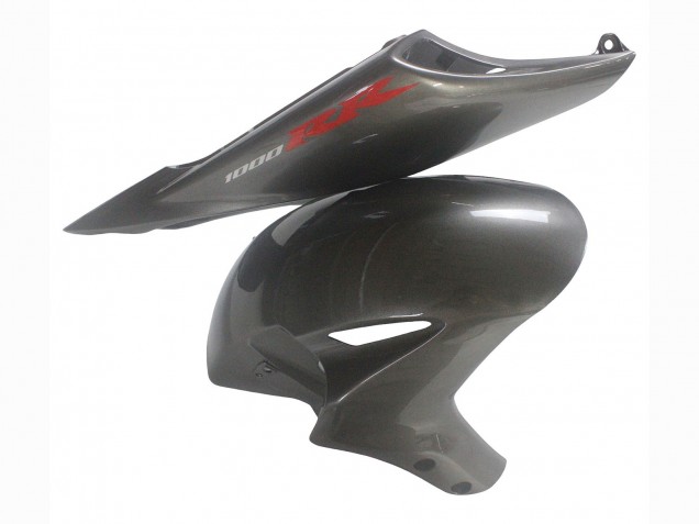 2004-2005 Honda CBR1000RR Motorcycle Fairings - Glossy Grey Glossy Black Australia