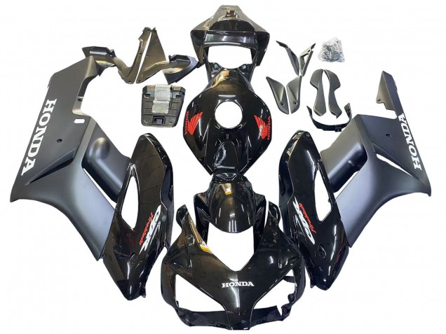 2004-2005 Honda CBR1000RR Motorcycle Fairings - Glossy Black Matte Grey Red Fireblade Australia
