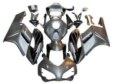 2004-2005 Honda CBR1000RR Motorcycle Fairing - Silver Glossy Black Australia
