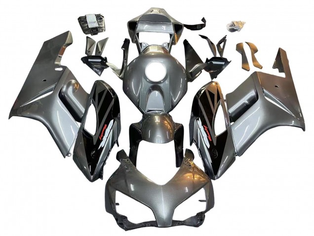 2004-2005 Honda CBR1000RR Motorcycle Fairing - Silver Glossy Black Australia