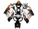 2004-2005 Honda CBR1000RR Motorcycle Fairings - Orange Silver Glossy Black Repsol Australia