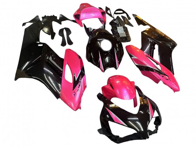 2004-2005 Honda CBR1000RR Motorcycle Fairings - Pink Glossy Black Australia