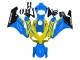 2004-2005 Honda CBR1000RR Motorcycle Fairings - Blue Yellow Glossy Black Australia