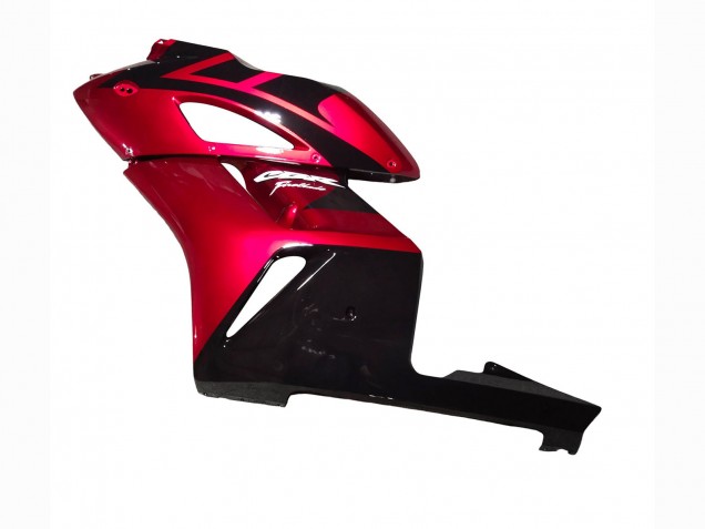 2004-2005 Honda CBR1000RR Motorcycle Fairings - Red Glossy Black Stripe Australia