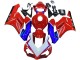 2004-2005 Honda CBR1000RR Motorcycle Fairings - Red Blue White Black Motul Australia